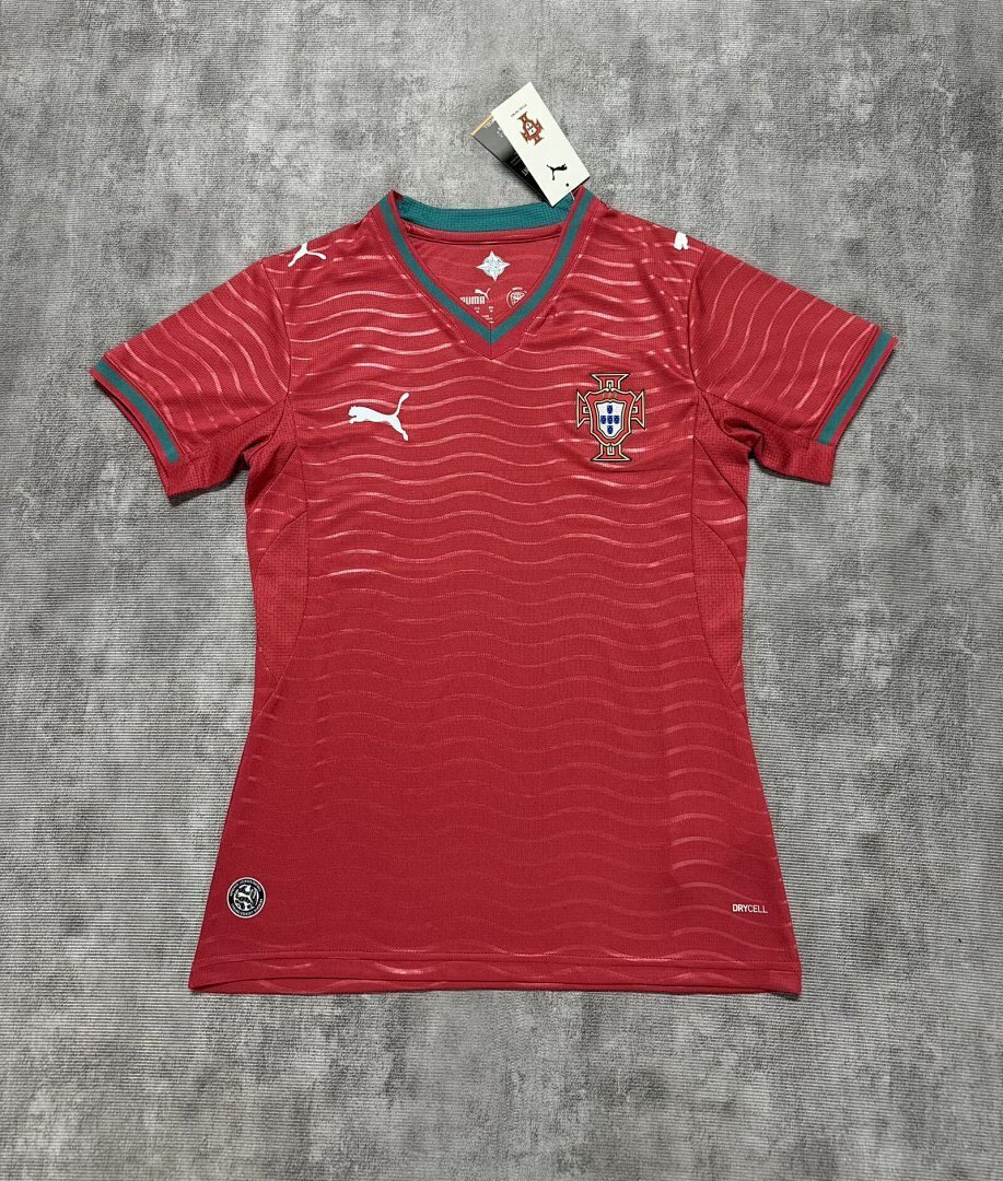 AAA Quality Portugal Woman 2026 World Cup Home Leaked Jersey